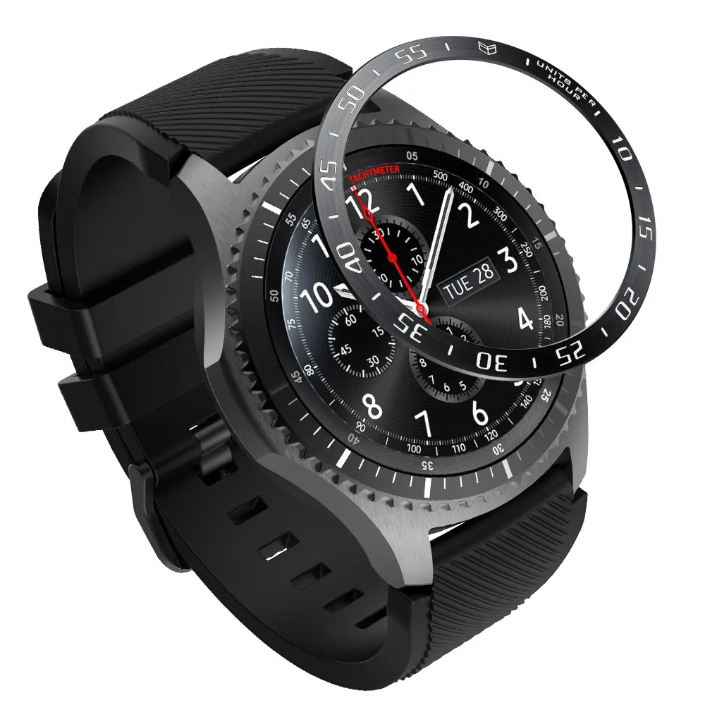 Для Samsung Gear Sport S2 S3 Frontier Ring ободок для стильной рамы чехол Защита Galaxy Watch 42 мм 46 часы