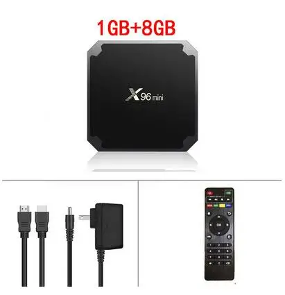 X96 Mini 1GB 8GB X96 Мини Android 7,1 tv box 2 Гб 16 Гб Amlogic 1 ГБ 8 ГБ S905W четырехъядерный ТВ коробка 2,4 ГГц WiFi X96mini Smart set top box 4K медиаплеер - Цвет: X96 Mini 1GB 8GB