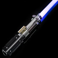 damiensaber movie lightsaber sensitive smooth swing xenopixel sabers with infinite color changing force heavy dueling metal hilt