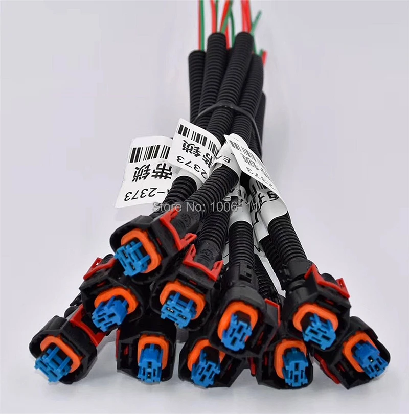 FOR BOSCH Inlet Air Sensor Diesel Common Rail Injector Repair Wire Plugs 2 Holes 4 | Автомобили и мотоциклы