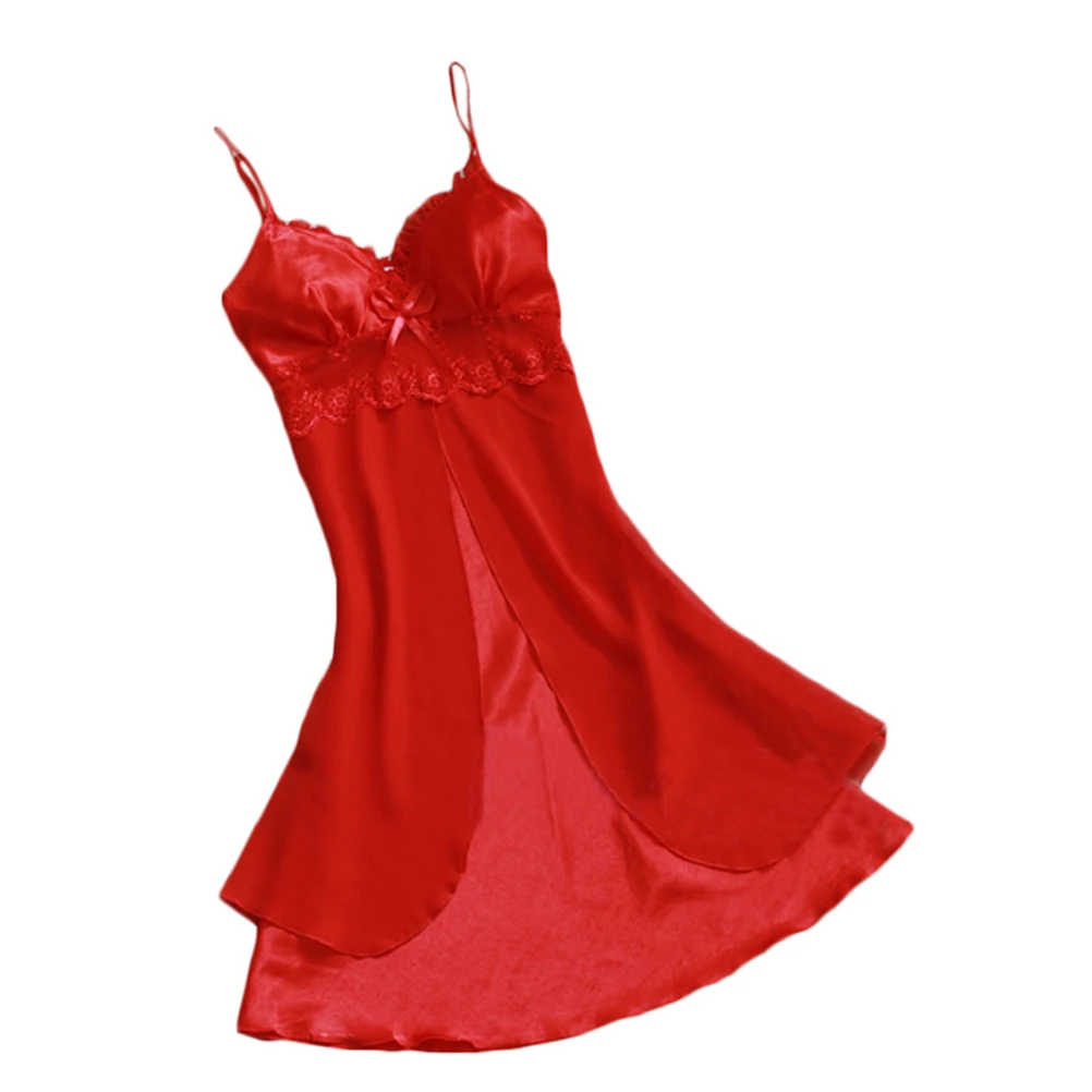 

1Pc New Sale Women's Lace Lingerie Nightgown Strap Sleepwear Sleepshirts