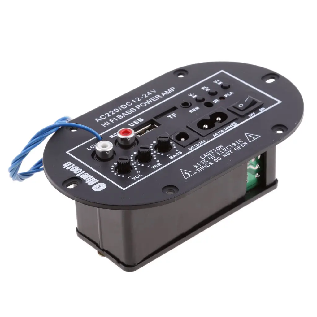 

Автомобильный Bluetooth Сабвуфер 40 Вт, Hi-Fi усилитель басов, плата USB 220 В/12 В-24 В