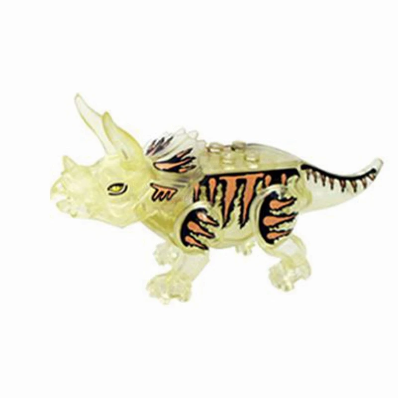 Строительные блоки динозавр Блокировка Раптор тираннозавр рекс Трицератопс мир