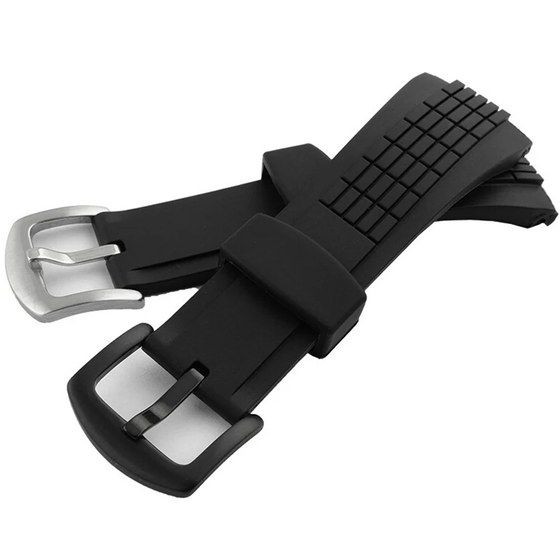 

Silicone Rubber Watch Band For SPC007 Men's 26mm For S-eiko VELATURA / SRH Series Bracelet Wristband