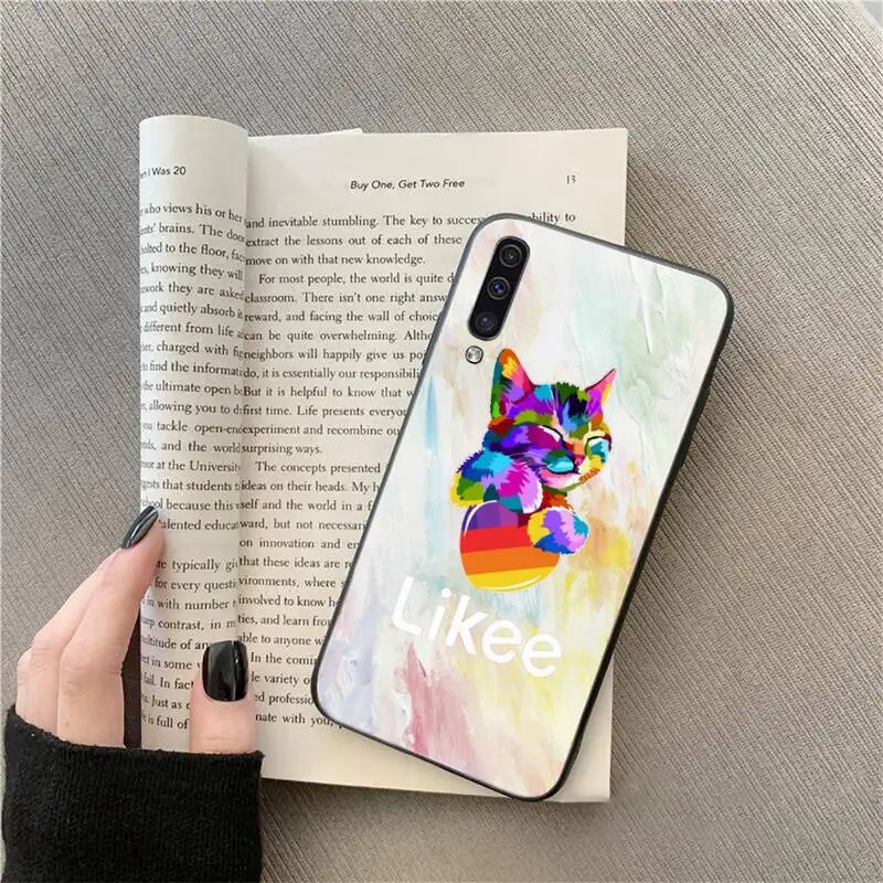 

Likee Funny cat bear love heart Phone Case For Samsung A51 A32 A52 A71 A50 A12 A21S S10 S20 S21 Plus Fe Ultra