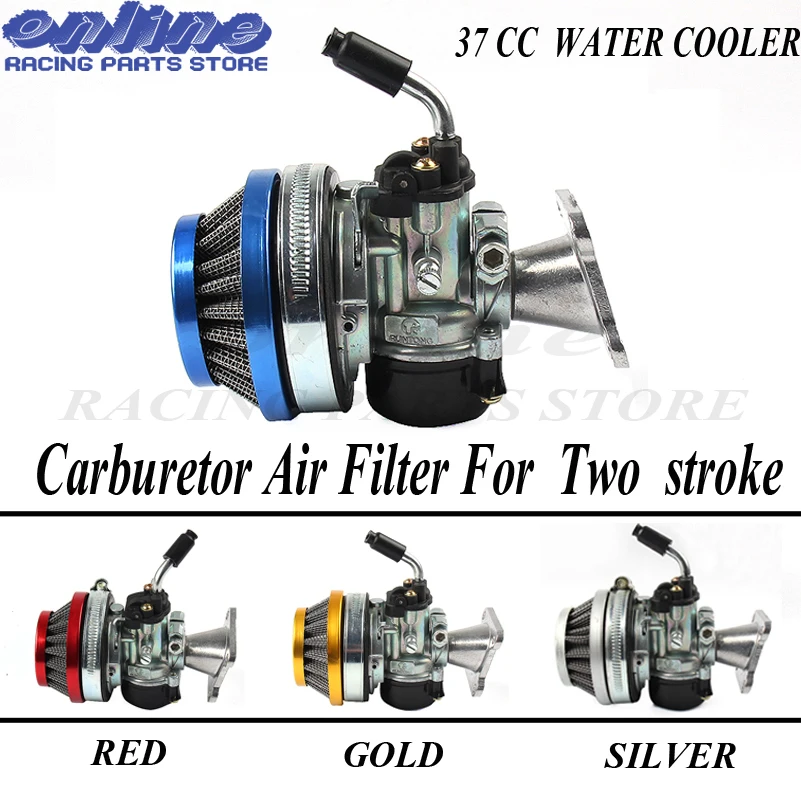 49cc 50cc 60 66 80cc 2 тактный карбюратор воздушный фильтр Carb ПОДХОДИТ двухтактный