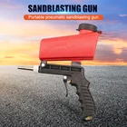 Пневматический Пескоструйный пистолет, маленький Пескоструйный Аппарат для удаления песка, ручной инструмент для бытовых металлических деталей с легкой обработкой