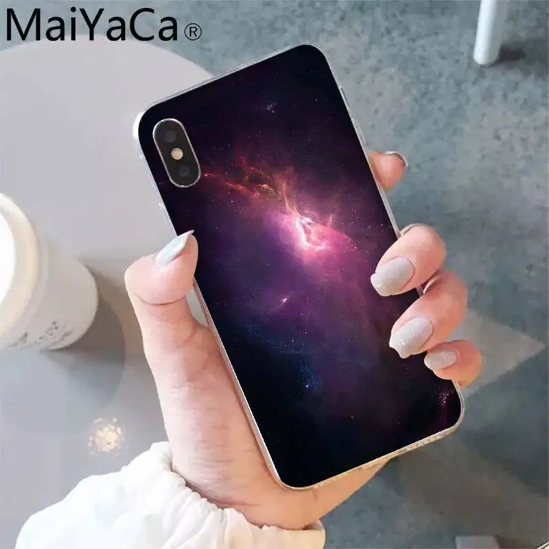 

MaiYaCa Universe Phone Case shell for iPhone 5S 8 7 6 6S Plus X XS MAX 5 SE XR 12 11 pro promax fundas