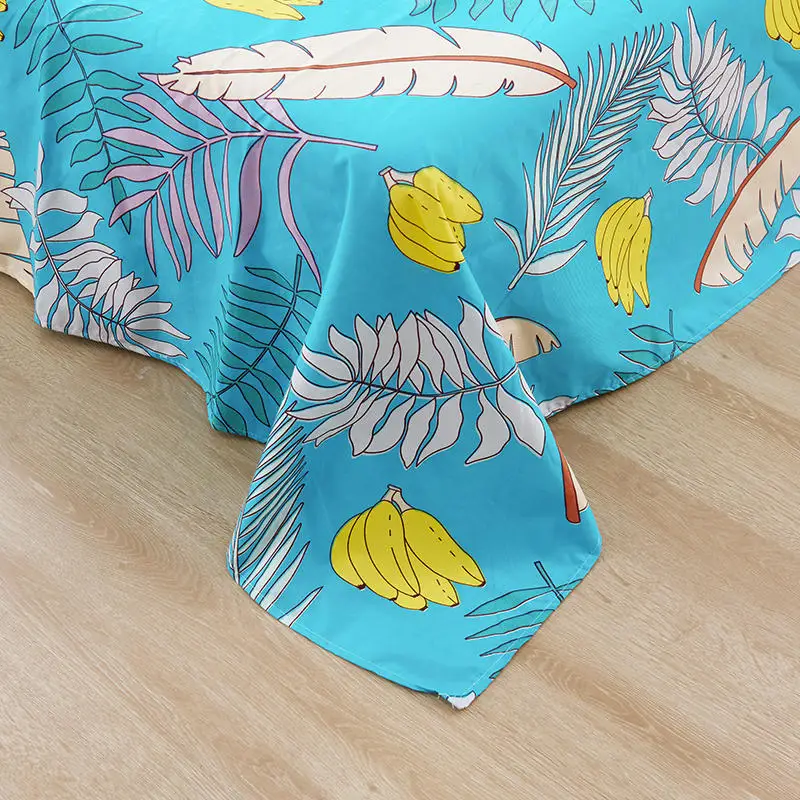 Комплект постельного белья с принтом листья подорожника комплект мягкого