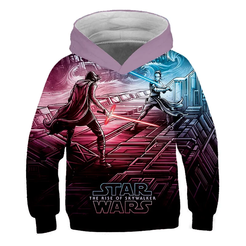 

Star Wars 3D Kids Hoodies Fashion boys Girl Thin Sweatshirt Long Sleeves Children Autumn and winter Boys Sweatshirts polyester