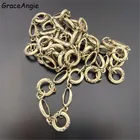 Цепочка Женская, 1 метр, в богемном стиле, бронзовая, серебристая