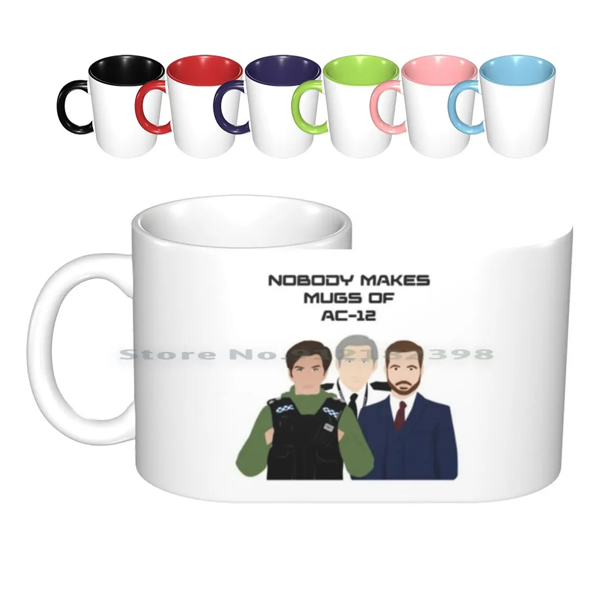 

Line Of Duty-Nobody Makes Mugs Of-12 Ceramic Mugs Coffee Cups Milk Tea Mug Line Of Duty Ted Kate Steve Tv Police 12 Creative