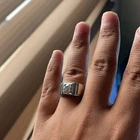 Мужские классические обручальные кольца GEM'S BALLET, обручальные кольца из стерлингового серебра 925 пробы с бриллиантами, размеры t 1.0Ct 6,5 мм, D, Moissanite