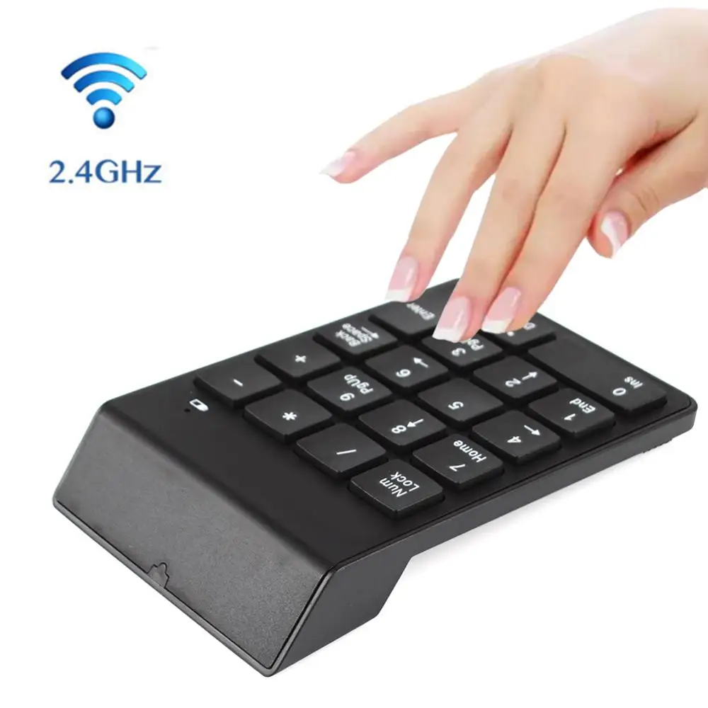 Беспроводная цифровая мини клавиатура 2 4 ГГц USB Для iMac/MacBook Air/Pro ноутбука ПК