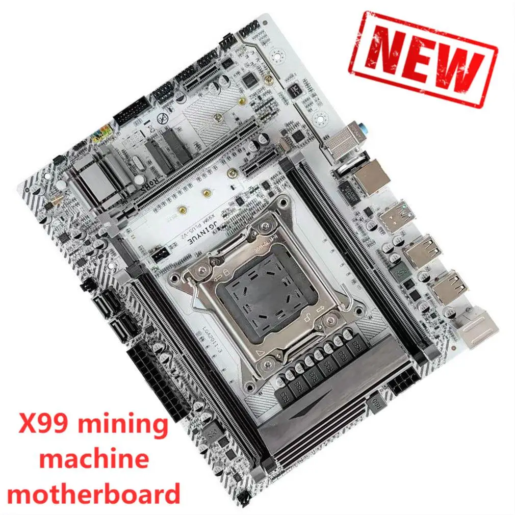 

MINING X99 Miner Motherboard LGA 2011-3 With Dual M.2Support Four Channel DDR4 ECC/NON-ECC RAM E5 2678 V3 E5 2620 2650 V3 X99-K9