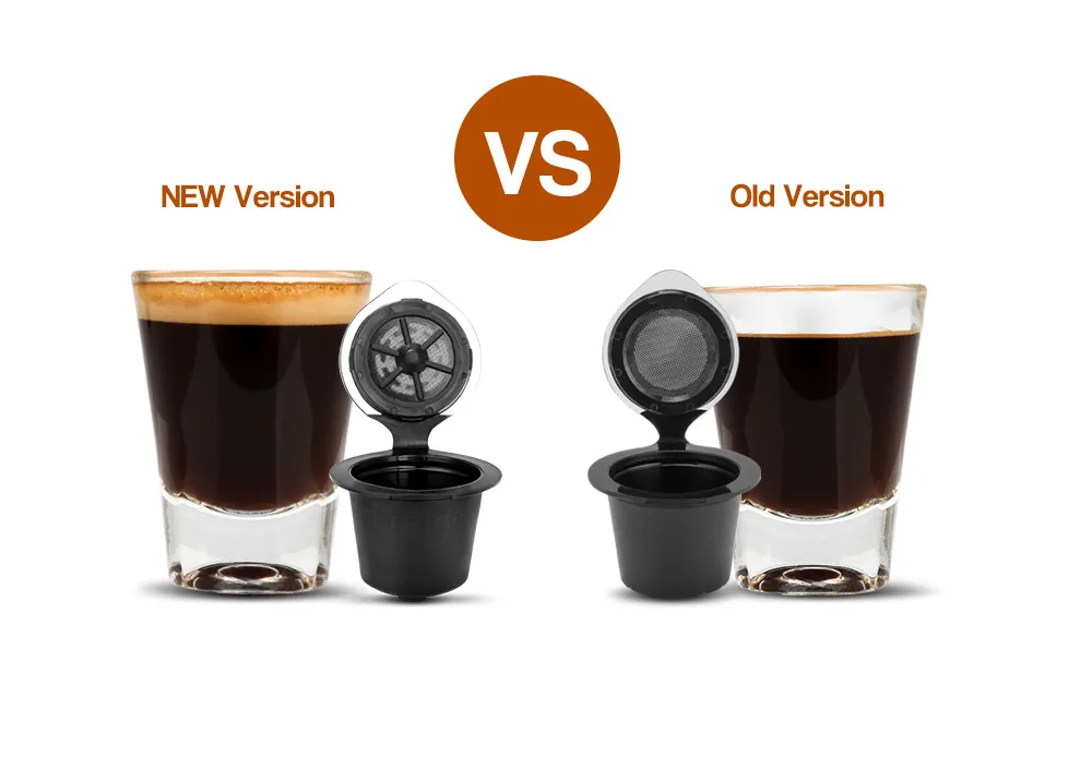 ICafilasUpgrade/нормальные фильтры для кофе Crema кофемашины Nespresso пластиковые капсулы