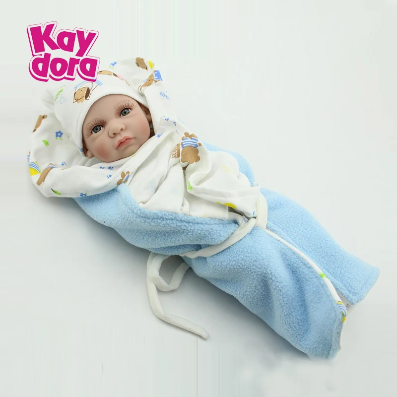 KAYDORA полноразмерные виниловые куклы Новорожденные маленькие ручной работы 10