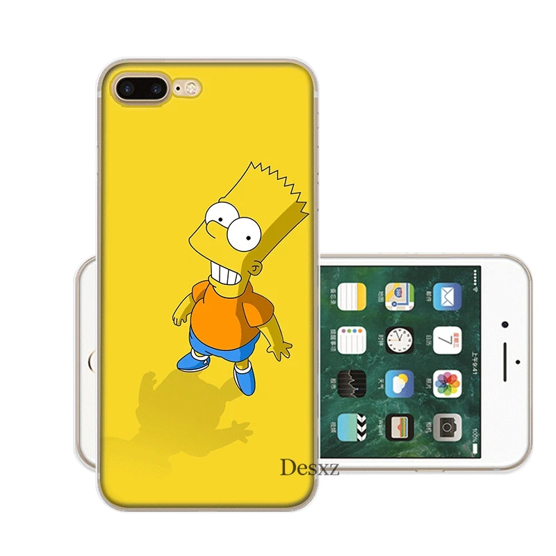 Чехол для мобильного телефона iPhone 11 Pro X XR XS Max 5 5S SE 6 6S 7 8 Plus, Жесткий Чехол для мальчиков Симпсон