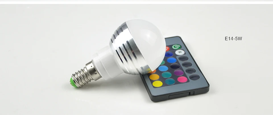 1 шт. прекрасный 16 цветов RGB Рождественский Декор атмосферный светодиодный ночник E27 5 Вт 110 В-220 В светодиодный светильник Точечный светильник+ ИК-пульт дистанционного управления