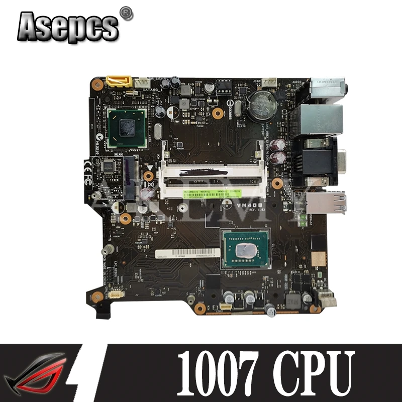 VM40B материнская плата для For Asus VivoPC ноутбука USB3/SATA3 17*17 ITX W/1007u CPU|Материнские платы| |