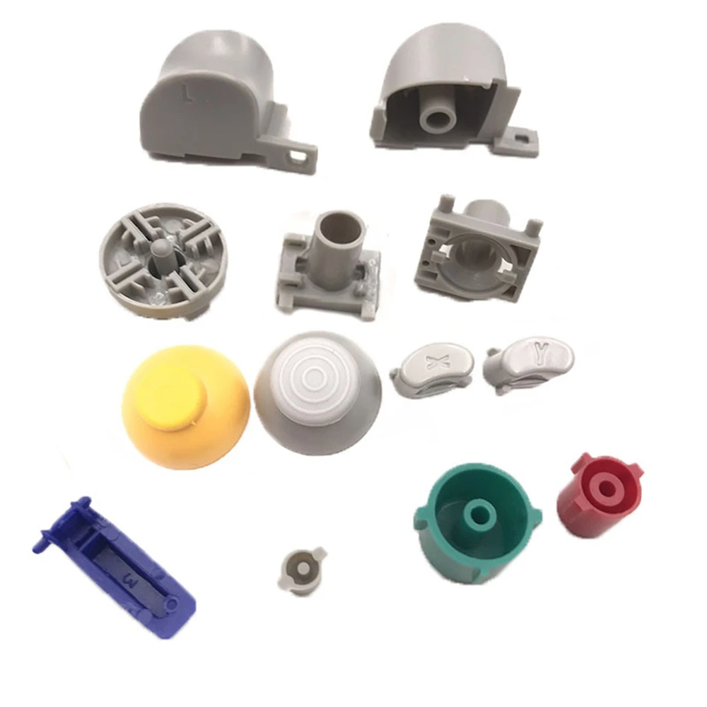 Controller Buttons Replacement Kit for NGC GameCube Repair Parts Thumbstick Caps ABXY Mod | Электроника