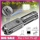 3 режима фонасветильник сисветильник перезаряжаемый зум гигантский яркий ксенон спецназ для дома и улицы портативный светодиодный светящийся фонарь