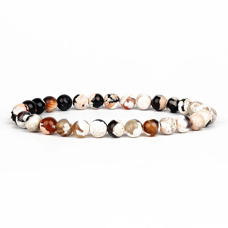 

Fashion Agates Beads Bracelets Healing Reiki Elastic Bracelets for Women Men Chakra Yoga Energy Jewelry Gifts Wholesale Pulsera