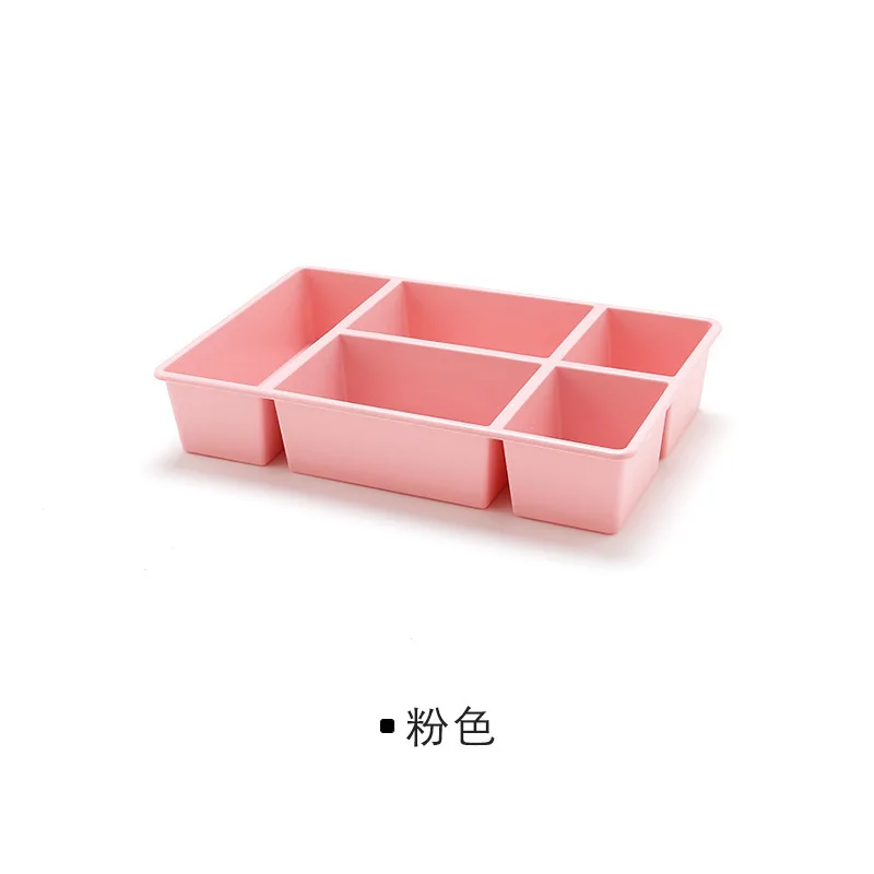 Plastic Grid Desktop Seperated Cosmetic Storage Box Drawer Debris Organizing Skincare | Дом и сад