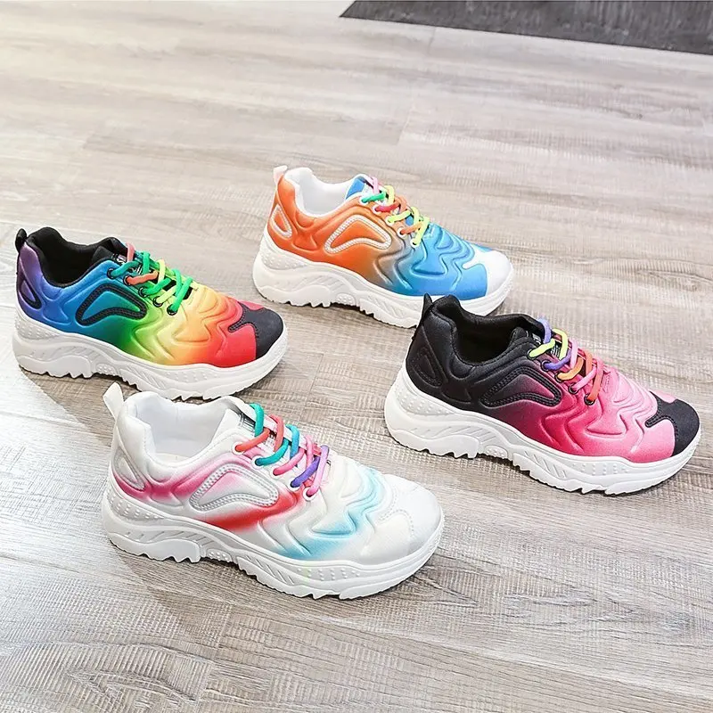

Women Candy Sneakers 2020 Fashion Casual Shoes Ladies Trainers White Platform Sneaker Woman Baskets Femme Dames Deportivas Mujer