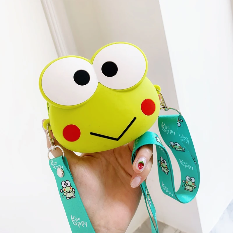 Сумка через плечо с мультяшным принтом My Melody Cinnamoroll Keroppi pompomparin, сумка на плечо, Сумка с нулевым кошельком для женщин, подарок для девочек