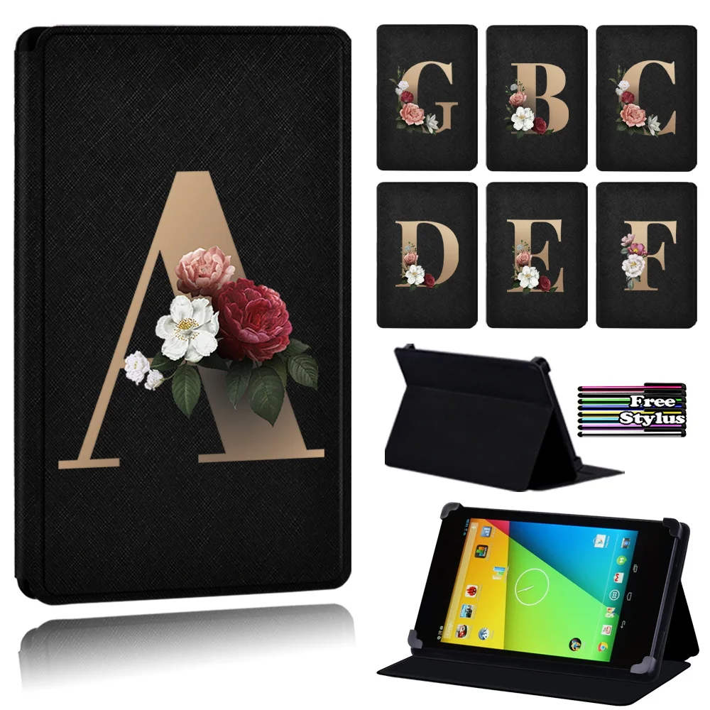 

Tablets Case for Google Nexus 7 2nd Gen 2013/Nexus 9 8.9 Inch/Nexus 7 1st Gen 2012 Universal Cover Case + Stylus