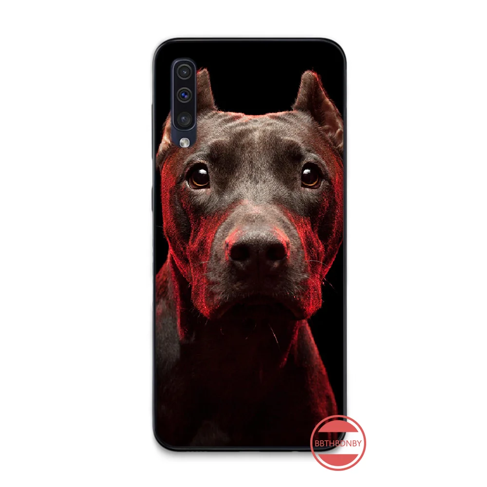 Крутой чехол для телефона с изображением собаки питбуля щенка животного Samsung Galaxy