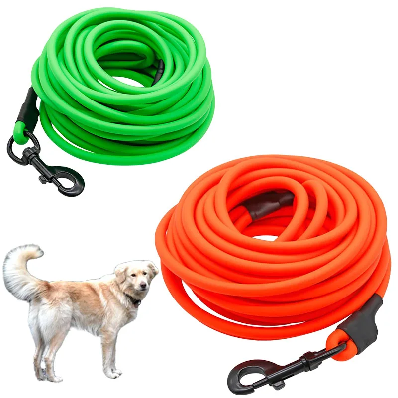 

Waterproof PVC Pet Dog Leash 5m 10m small Large Puppy Dog Leash Recall Training Tracking Obedience Long Lead Easy to clean Rope