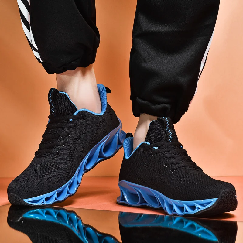 

Женские легкие кроссовки, мужская удобная повседневная обувь, мужские массажные туфли на шнуровке, большой размер 38-44, Zapatillas De Deporte