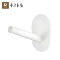 youpin hl 3pcs multi function hooks wall mop hook strong sticky resistance 3 kg weight for kitchen bedroom bathroom hook