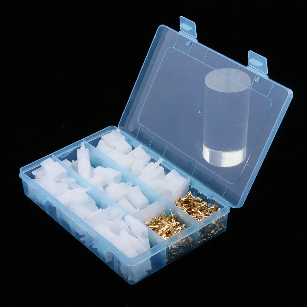 

2.8mm 2 3 4 6 Pin Electrical Wire Connectors Spade Terminals Kit