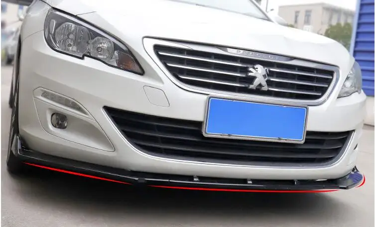 Задний спойлер для Peugeot 408 задний заднего бампера 2018 ABS 2015 408|Обвесы| |