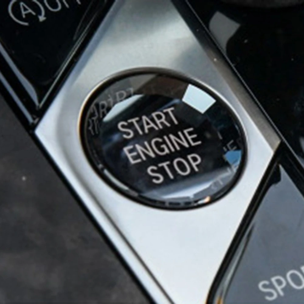 

Motor Button cover Decor Replacement 2019 Accessories Crystal Plastic Trim