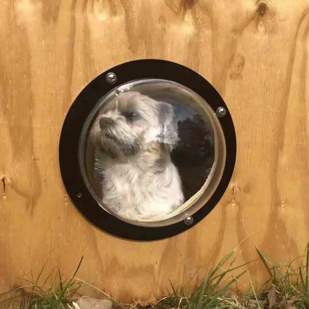 Pet Peek Fence Bubble Window Dogs Puppy Landscape прочный акриловый купол прозрачные окна
