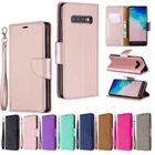 Мягкий кожаный чехол для Samsung Galaxy S9 S10 E S20 FE S21 Ultra Plus Note 10 Pro 20 Ultra J4 J6 Prime Plus 2018