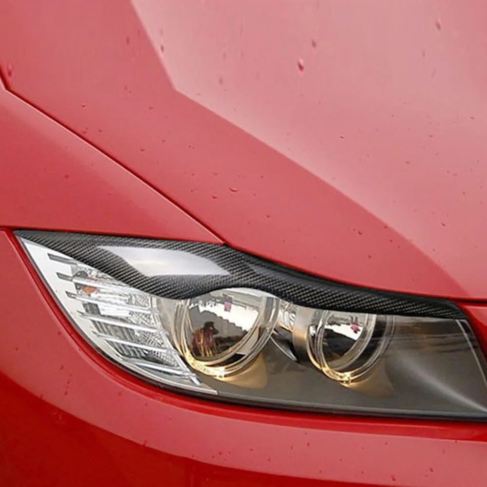 2 шт./компл. декоративные автомобильные наклейки из углеродного волокна для