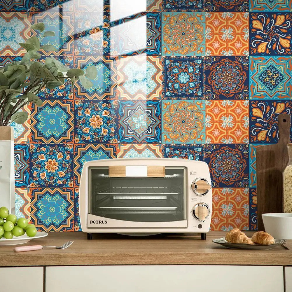 10 шт. самоклеющиеся настенные стикеры DIY плитка Ванная комната Кухня наклейка