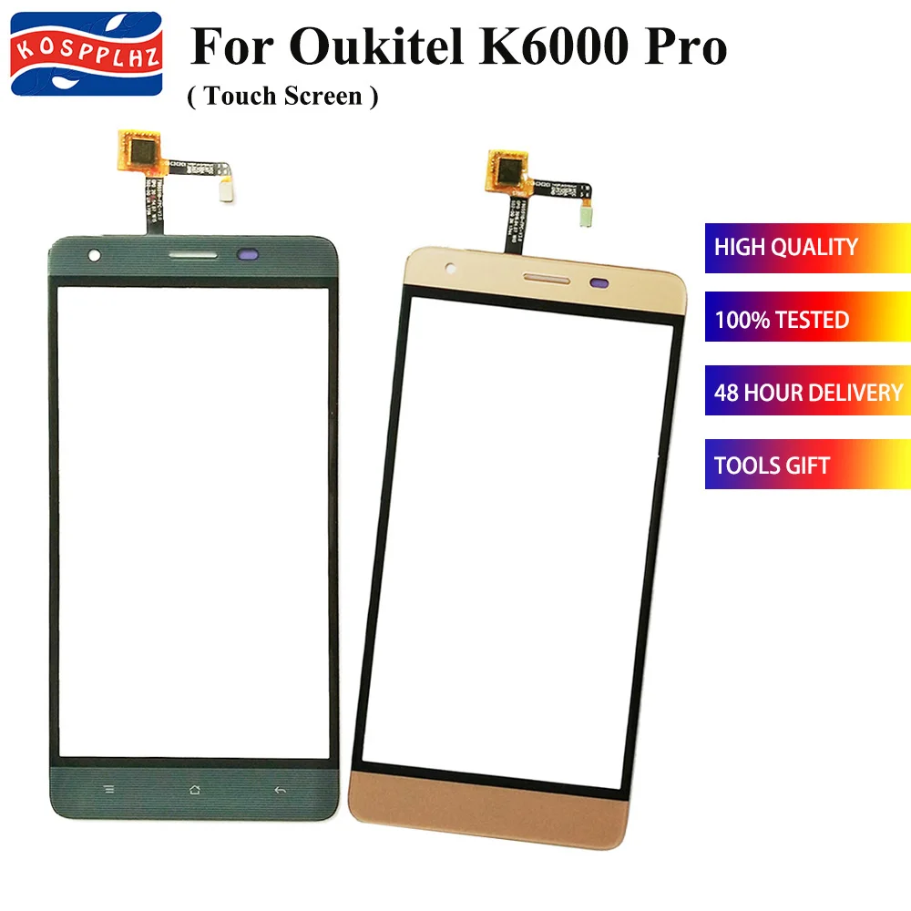 5.5&quot Touch Screen Panel For Oukitel K6000 pro Sensor Glass oukitel k6000pro Cell Phone Front Parts | Мобильные телефоны и