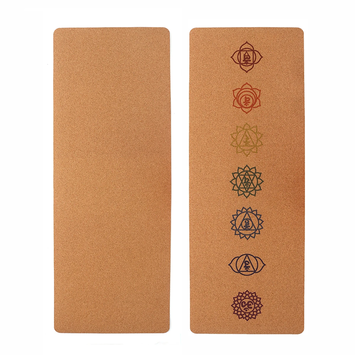 183X68cm пробковый TPE коврик для занятий гимнастикой и йогой нескользящий фитнесом