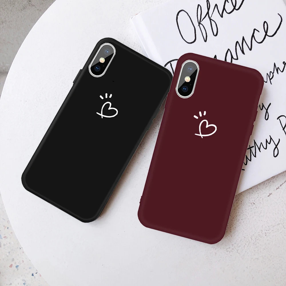 Мягкий жидкий силиконовый чехол с сердечками для Xiaomi Redmi 8 8A 7 7A 6A 5A Note 8T 4 6 5 Pro