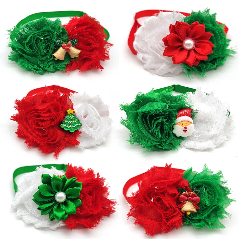 20/50 шт новый цветочный дизайн Рождественская вечеринка щенок собака уход