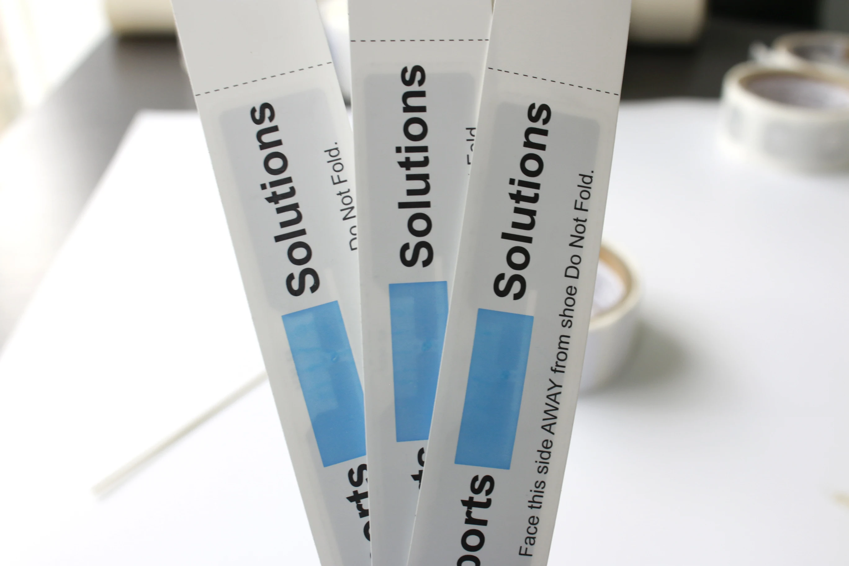 Бирка для обуви с радиочастотной идентификацией и таймером одноразовая бумага