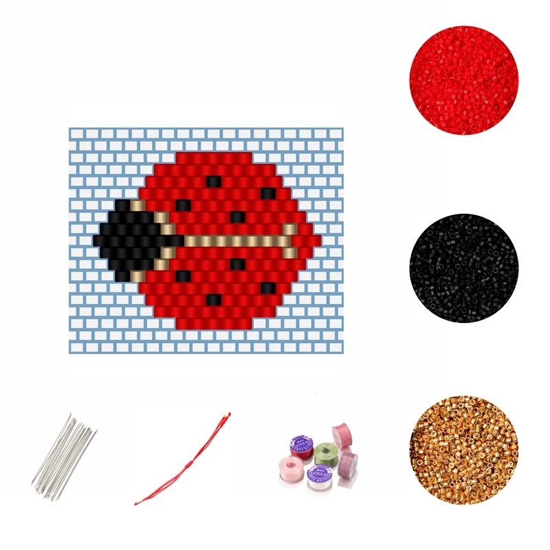 

FAIRYWOO Luck Ladyhug Bracelets DIY Accessories Jewelry Making Kit For Women Rabbit Bracelet Animals Jewellery Gifts Wholesale