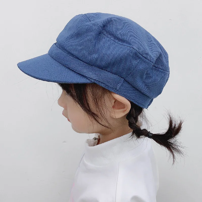 Модная хлопковая шапка для девочек детская на плоской подошве мальчиков