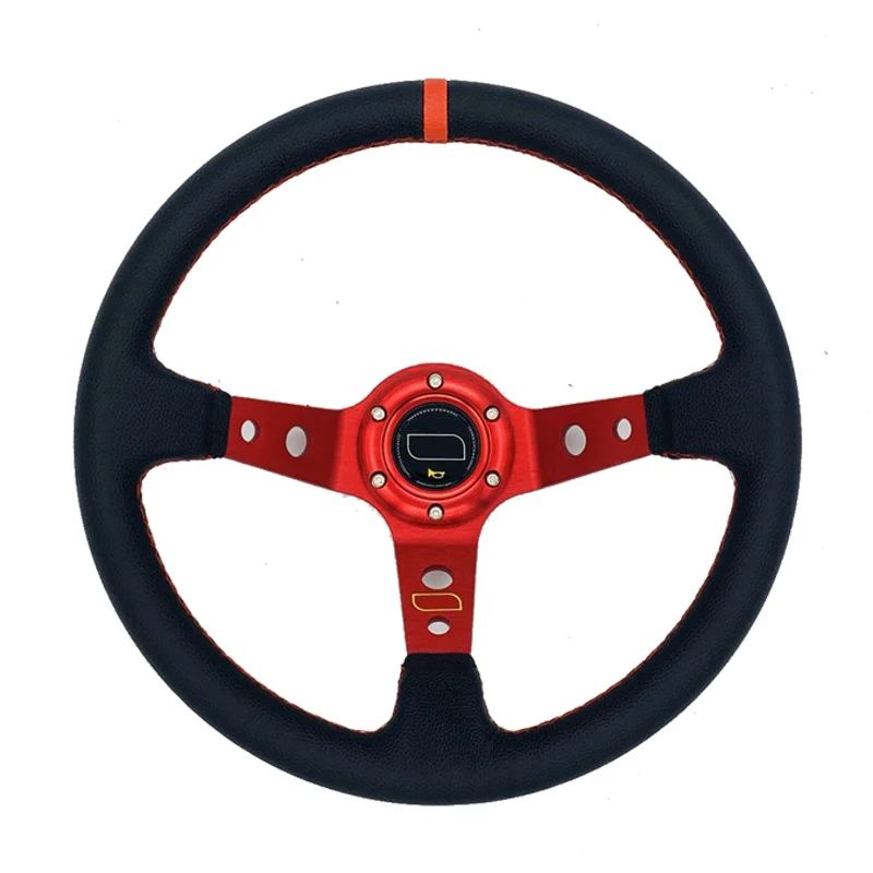 Автомобильный спорт гоночное рулевое колесо ГЛУБОКАЯ ТАРЕЛКА 90 мм Универсальный